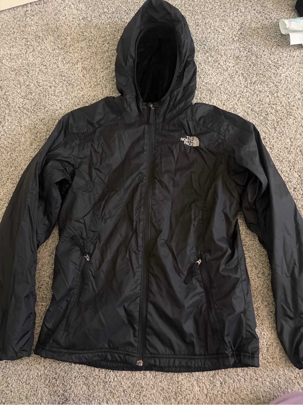 The North Face Women's Black Hooded Shell Jacket